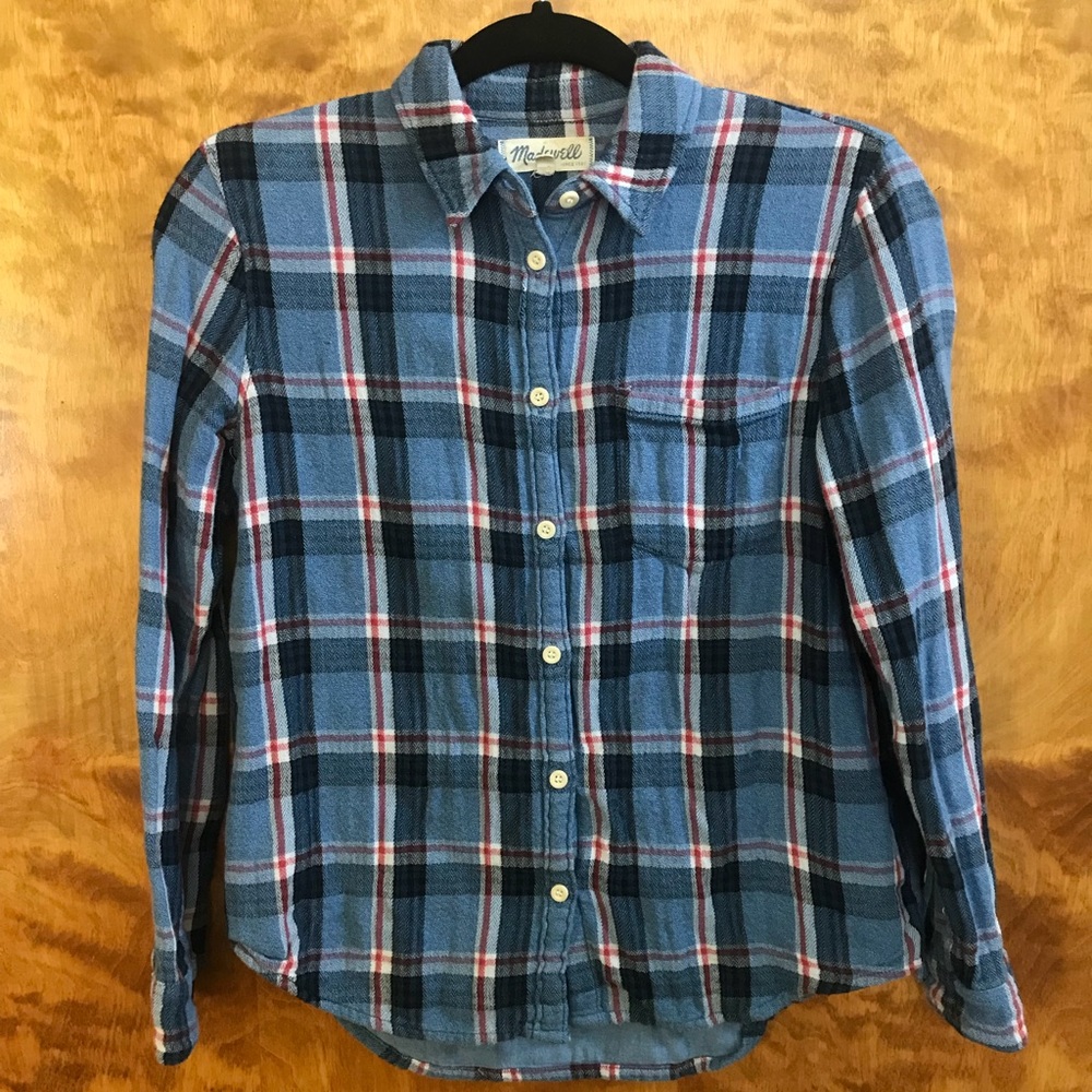 Madewell XS Flannel long sleeve shirt